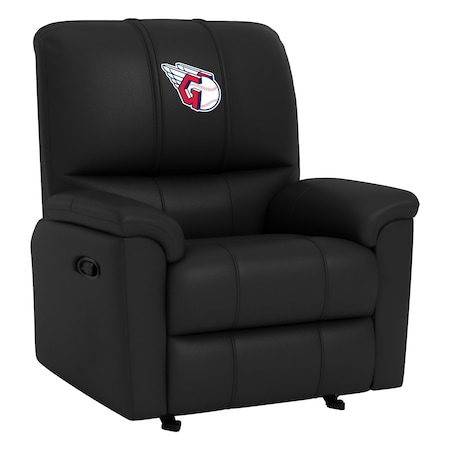 Dreamseat Rocker Recliner with Cleveland Guardians Primary XZ52031CDRRBLK-PSMLB20072